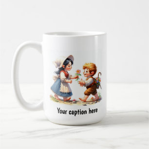 Adorable Young Munchkins in Vintager Kleidung Kaffeetasse