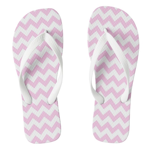 Adorable Zickzack Gemusterte Flip Flops (Fußbett)