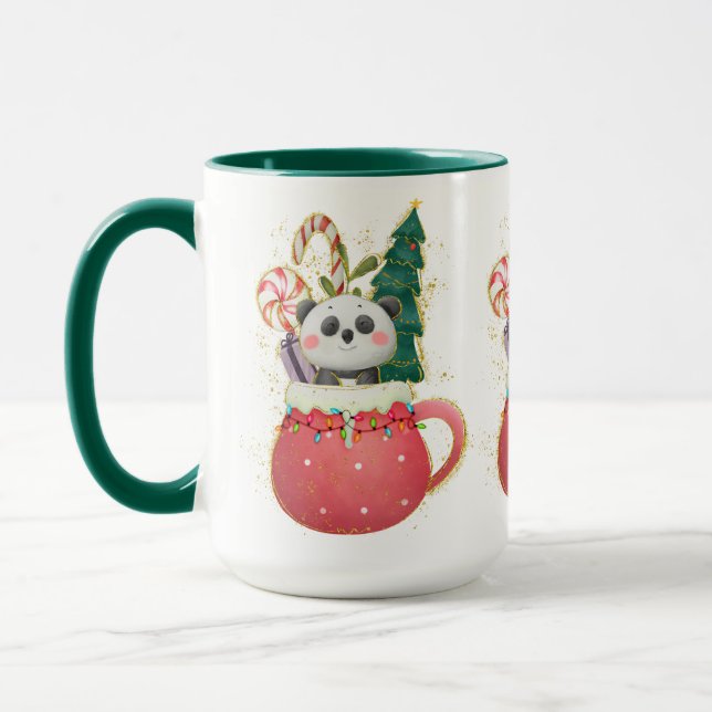 Adorables Christmas Lovable Panda Tasse (Links)