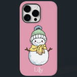 Adorables Christmas Snowman Case-Mate iPhone 14 Pro Max Hülle<br><div class="desc">Süße kleine Cartoon Schneemann Bild auf einem iPhone Gehäuse. Ideal für ein Weihnachtskind oder für jeden,  der Schneemänner Liebe hat. Klicken Sie auf "Personalisieren",  um dieses Produkt anzupassen.</div>