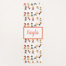 Adorables Custom Kids Doing Übungen