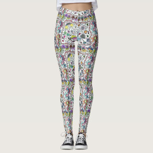 Adorables Happy Happy Joy Doodles Leggings