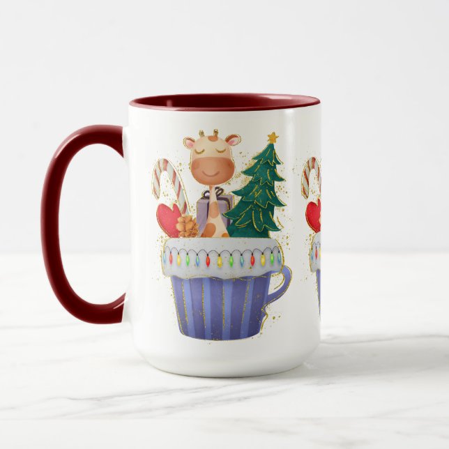 Adorables Niedliche Giraffe Tasse (Links)