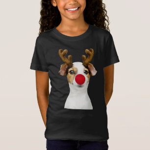 Adorables Niedliches Welpe mit Weihnachten T-Shirt