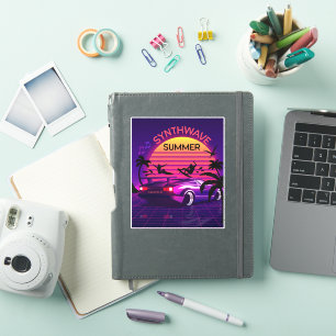 Adorables Synthwave/Vaporwave Retro 80er Sticker