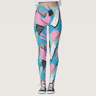 Adorables Synthwave/Vaporwave Style Yoga Leggings