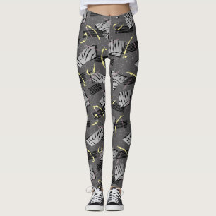 Adorables Synthwave/Vaporwave Style Yoga Leggings
