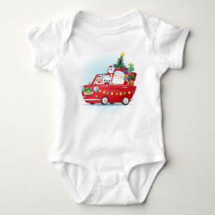 Adorables Weihnachten mit Geschenken Baby Strampler