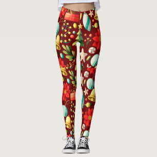 Adorables Weihnachtsgeschenke und Ornamente Leggings