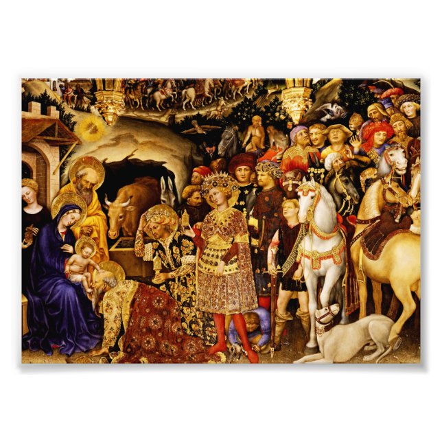 Adoration of the Magi by Gentile da Fabriano Fotodruck (Vorne)