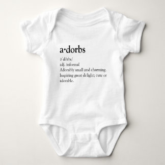 Adorbs Baby Jersey Bodysuit Baby Strampler
