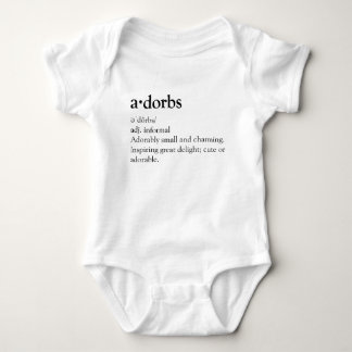 Adorbs Baby Jersey Bodysuit Strampler