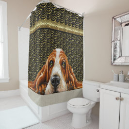Adorbs Basset Hound Duschvorhang