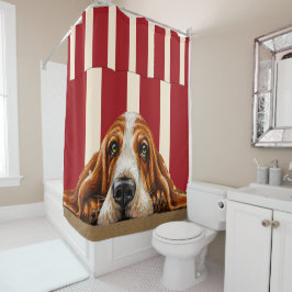 Adorbs Basset Hound Duschvorhang