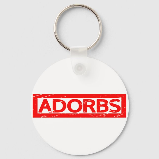 Adorbs Briefmarke Schlüsselanhänger (Vorderseite)