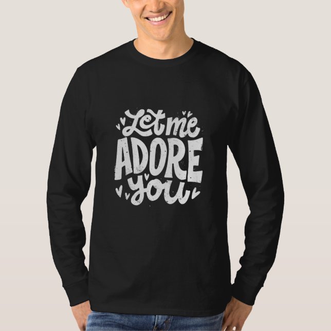 Adore Feeling Couple Love Relationship T-Shirt (Vorderseite)