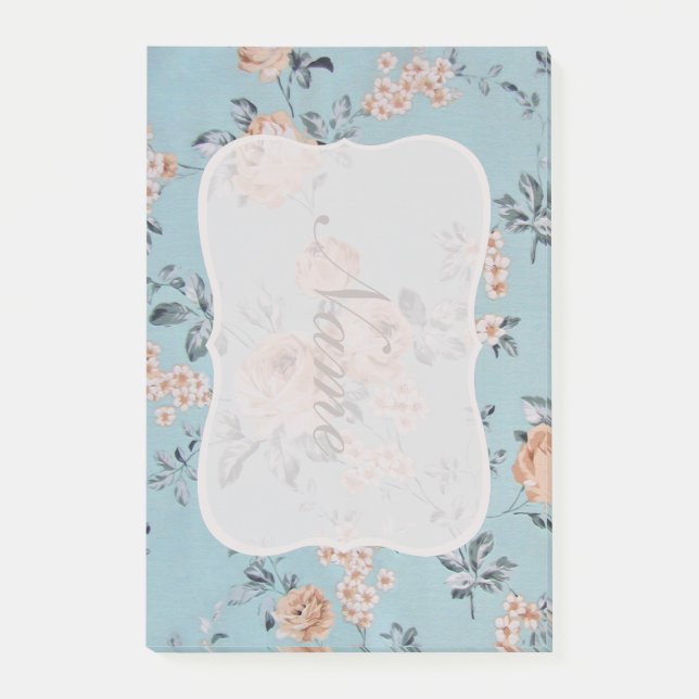 Adoring-Blume - Post-it®-Anmerkungen 4"x6" Post-it Klebezettel (Vorderseite)