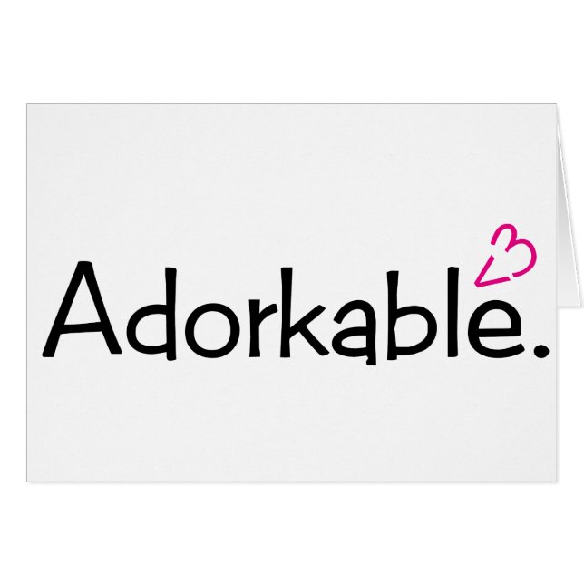 Adorkable <3 (Vorderseite (Horizontal))