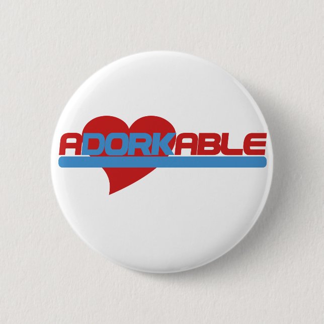 Adorkable Adorkable Depp Button (Vorderseite)