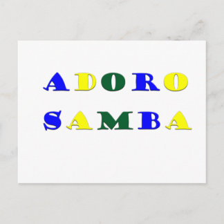 Adoro Samba Postkarte