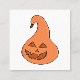 Adorobale Pumpkin Quadratische Visitenkarte