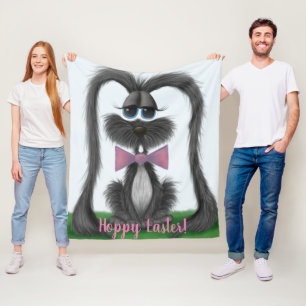 Adortable Bunny Rabbit Fleecedecke