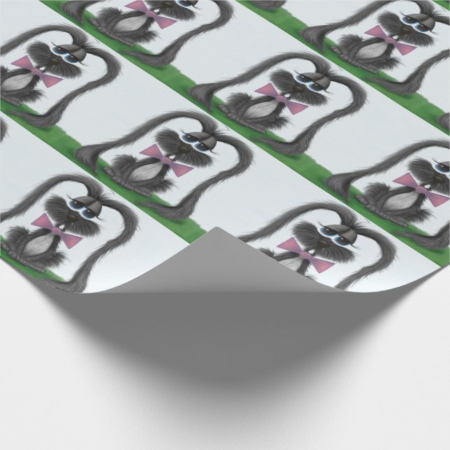 Adortable Bunny Rabbit Geschenkpapier (Ecke)