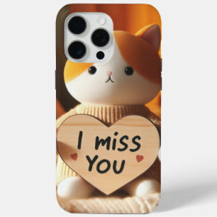 Adortable Cat Plush mit herzlicher Botschaft Case-Mate iPhone Hülle