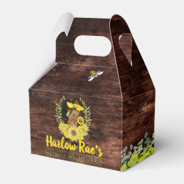 Adortable Ethnic Baby Girl |Gelbe Sonnenblume Rust Geschenkschachtel