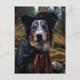 Adortable Halloween Dog Postkarte