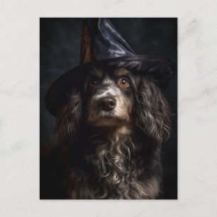 Adortable Halloween Dog Postkarte