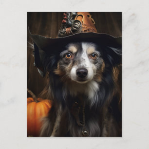 Adortable Halloween Dog Postkarte
