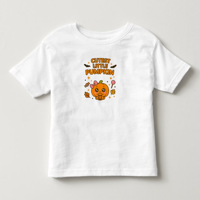 Adortable Halloween Style Kleinkind T-shirt (Vorderseite)