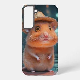 Adortable Hamster in Strohhut - Niedliches Pet Des Samsung Galaxy Hülle