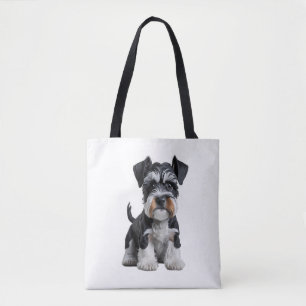 Adortable HD Miniatur Schnauzer Welpenportrait - E
