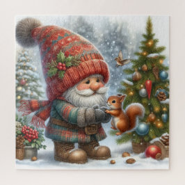 Adortable Holiday Weihnachten Gnome Puzzle