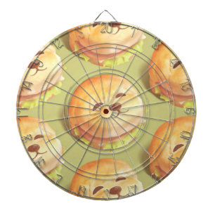 Adortable Hunde-Gesichtspferd-Muster Dartscheibe