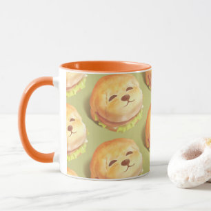 Adortable Hunde-Gesichtspferd-Muster Tasse