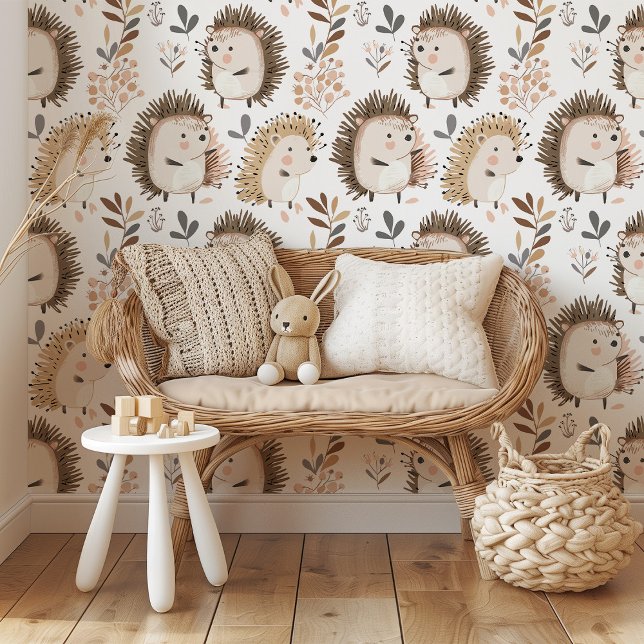 Adortable Igel Forest Tapete (Von Creator hochgeladen)