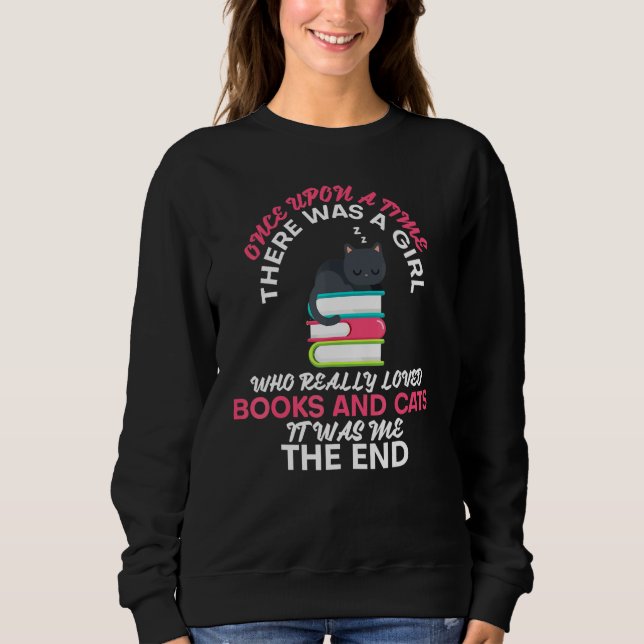 Adortable Kitten und Leserinnen Frauen Sweatshirt (Vorderseite)