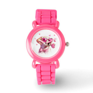 Adortable Labrador Valentine Kinderuhr Armbanduhr