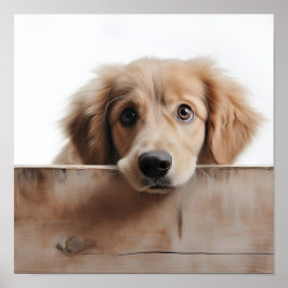 Adortable Labrodor Retriever Print Poster