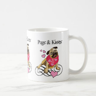 Adortable Möpsen & Küsse Valentine T-Shirts & Gesc Kaffeetasse