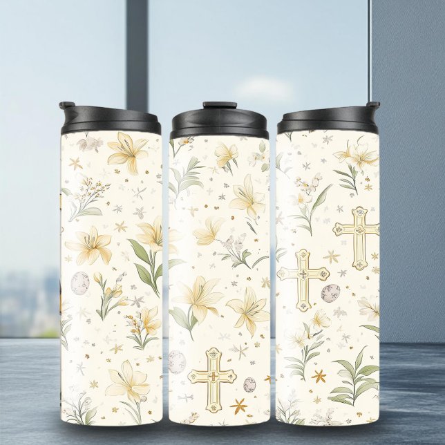 Adortable Ostermuster Tumbler Thermosbecher (Von Creator hochgeladen)