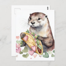 Adortable Otter mit TACO