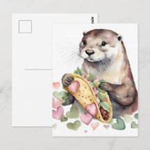 Adortable Otter mit TACO