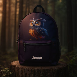 Adortable Owl Bedruckter Rucksack