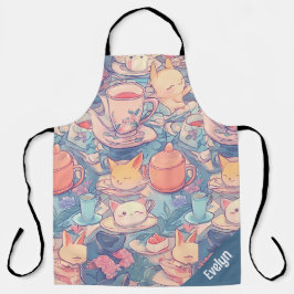 Adortable Pastel Doodle Kunst Schürze