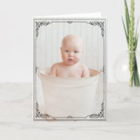 Adortable Rustic Baby Glückwunschs