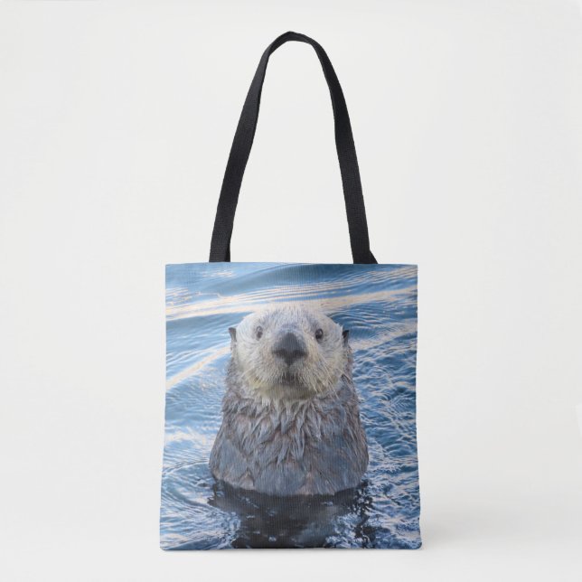 Adortable Sea Otter Flüchtigen Blicke (Vorderseite)